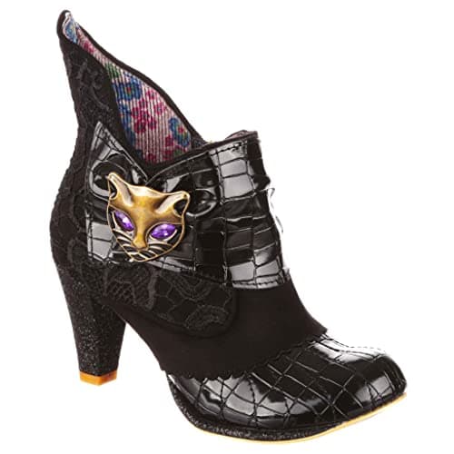 Image of Irregular Choice SS23 Miaow Boots, Black/Black UK 8.5 (EUR 43)