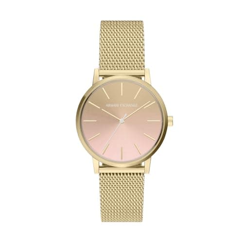 Image of Armani Exchange Women's 36MM Gold-Tone Stainless Steel Watch, AX5619