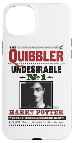 Image of Harry Potter Quibbler Undesirable Harry Potter Case for iPhone 15 Plus