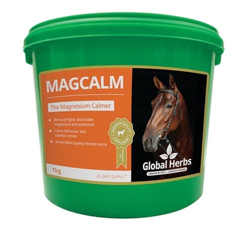 Image of Global Herbs Magcalm Equine Magnesium Calmness & Muscle Relaxation Powder 1kg