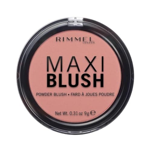 Image of Rimmel London Maxi Blush Powder, Exposed, Long Lasting Pigmented Colour, Light Weight Formula, Easy To Blend and Buildable, 9g