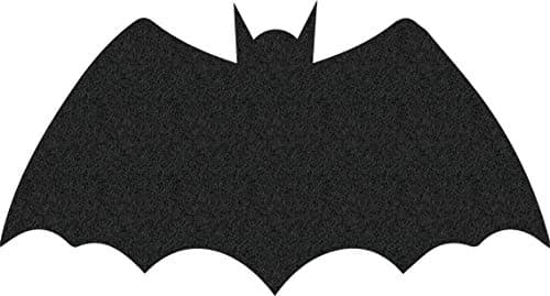 Image of Nicoman Spaghetti Floor Mat Looper Noodle Matt Patio Door Mat Garden Conservatory Batman Doormats(90x50cm,Black)