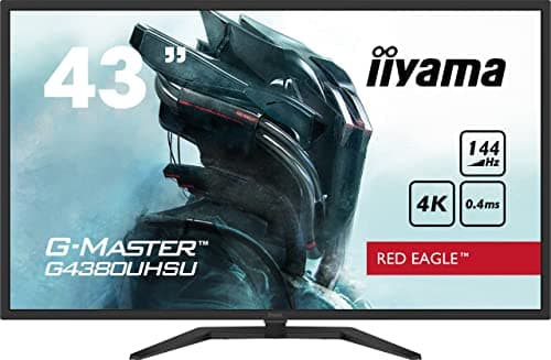 Image of iiyama G-Master G4380UHSU-B1 43 inch VA LCD, 144Hz, 0.4ms (MPRT), 4K UHD 3840x2160,FreeSync Premium, 2 x HDMI, 1 x Display Port