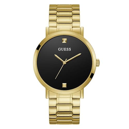 Image of GUESS Men Analog Quartz Watch with Stainless Steel Strap U1315G2