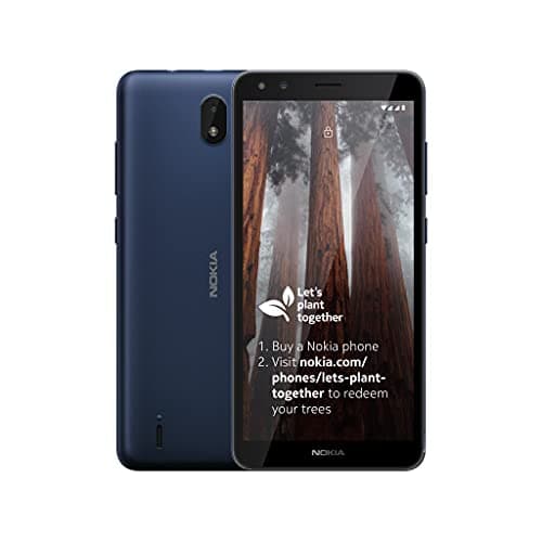 Image of Nokia C01 Plus 5.45 Inch Android (Go Edition) UK SIM Free Smartphone with 1 GB RAM and 16 GB Storage (Dual SIM) - Blue