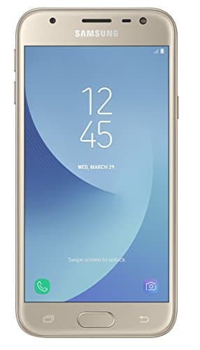 Image of Samsung Galaxy J3 (2017) 16GB 5in 13MP SIM-Free Smartphone in Gold (Renewed)