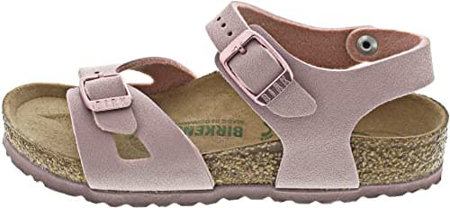 Image of Birkenstock Leather sandals nubuck jeune fille Rio Birko-Flor Narrow