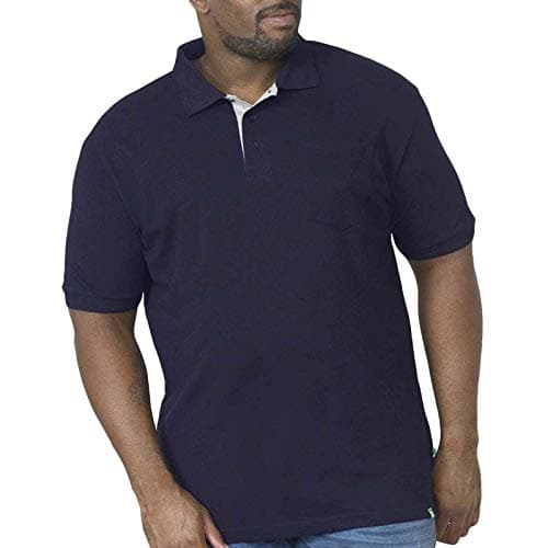 Image of D555 Duke Mens King Size Polo Shirt - Navy - 7XL