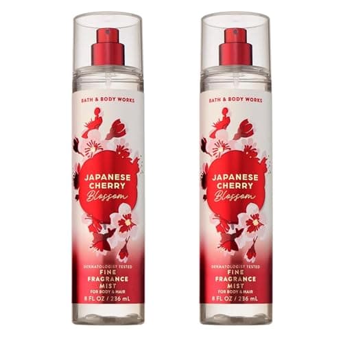 Image of Bath & Body Works Japanese Cherry Blossom Fragrance Mist 8Oz Each (Set Of 2)