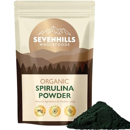 Image of Sevenhills Wholefoods Organic Spirulina Powder 500g | Certified Organic | Nutrient-Dense | 100% Pure & Natural