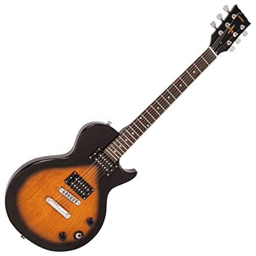 Image of Encore Blaster E90 Electric Guitar – Tobacco Sunburst | Mahogany Body & Neck | Double Coil Pickups | Online Lessons Included | Perfect Beginner Electric Guitar