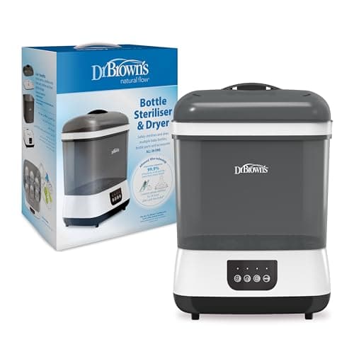 Image of Dr. Brown's All-in-One Steriliser and Dryer for Baby Bottles, Parts & Other Newborn Essentials