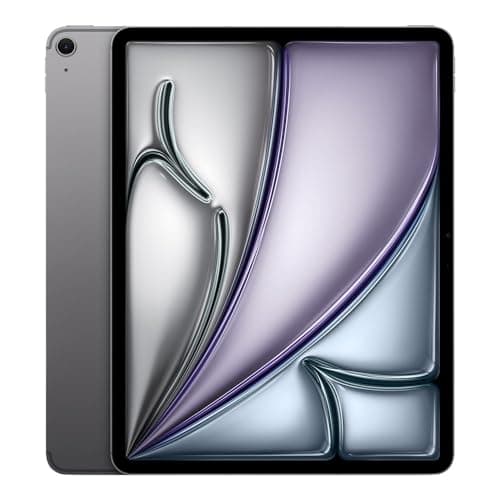 Image of 2024 Apple iPad Air (13-inch, Wi-Fi + Cellular, 1TB) - Space Gray (Renewed)