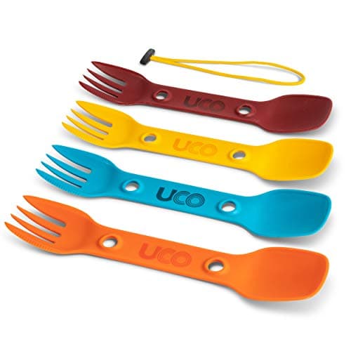 Image of UCO Utility Spork 4 Pack with Tether Classic
