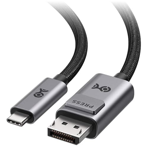 Image of Cable Matters 40Gbps Bi-Directional USB-C to DisplayPort 2.1 Cable - 0.9m, DP40 (UHBR10), 8K@120Hz / 4K@480Hz, DisplayPort to USB C Cable for DP Alt Mode Devices (No Power Delivery)