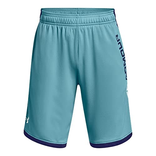 Image of Under Armour Boys Stunt 3.0 Shorts Shorts (Pack of 1), (433) Glacier Blue / Sonar Blue / White, XS
