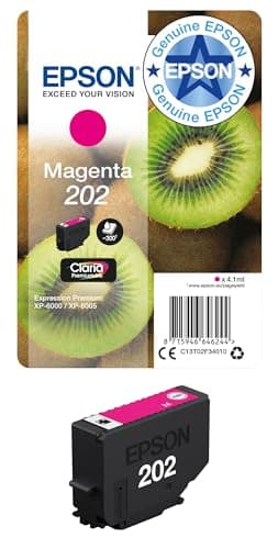 Image of Epson 202 Magenta Kiwi Genuine, Claria Premium Ink Cartridge