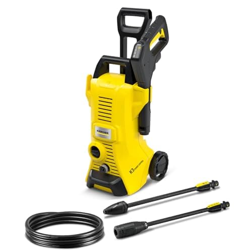 Image of Kärcher K 3 Power Control High Pressure Washer, Pressure: max. 120 bar, Flow rate: 380 l/h, Surface area: 25 m²/h, Water Filter, Weight: 4.4 kg, Gun and High Pressure Hose, Rotabuse, Lance