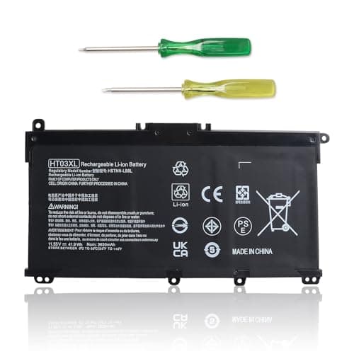Image of HT03XL L11119-855 Laptop Battery Compatible with HP 340 348 G5, 240 250 340 G7, 14-CE 14-CF 14-CK 14Q-CS 15-CS 15-CW 15-DA 15Q-DS 15S-FQ 17-CA 17-BY Series HSTNN-DB8R HSTNN-DB8S - 11.55V/41.9Wh