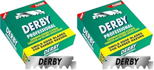 Image of Derby Professional Single Edge Razor Blade 100-Pieces, 0.04203 kg (Pack of 2)