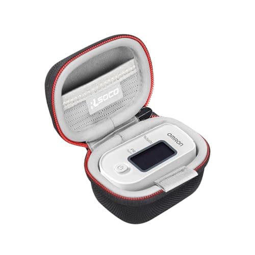 Image of RLSOCO Pulse Oximeter Carrying Case for Braun Pulse Oximeter 1/Beurer PO30/PO45/ PO40/PO60/PO 80/ OxiPro OX2/Vibeat Sleep/iHealth/EMAY Sleep Blood Oxygen Finger Monitor and More (Case Only)