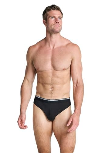 Image of Jockey Men's Modern Classic Brief - 2 Pack, Black, S
