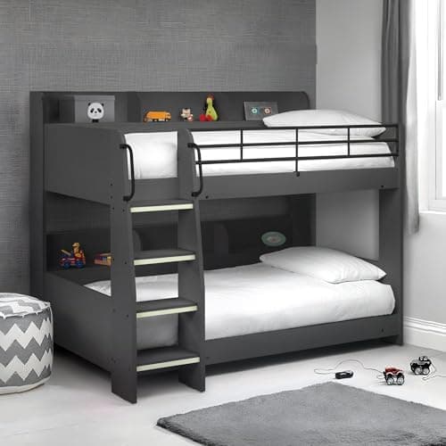 Image of Julian Bowen Domino Bunk Bed, Anthracite