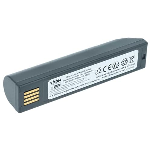 Image of vhbw Battery compatible with Honeywell 4620, 4820, 4820i, 5620, 8675i, Granit 1911i, 6320 Barcode Scanner POS (2600 mAh, 3.7 V, Li-Ion)