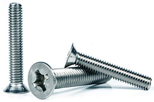 Image of M3 (3mm x 20mm) Phillips Countersunk Machine Screws Flat Head Steel (Pack of 20) G07-08BCD