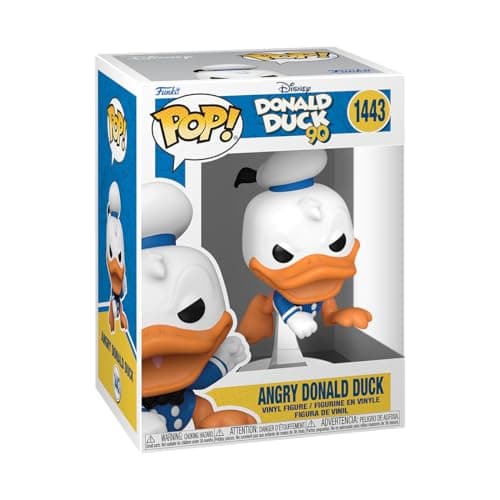 Image of Funko POP! Disney: Donald Duck 90th - Donald Duck - (Angry) - Collectable Vinyl Figure - Gift Idea - Official Merchandise - Toys for Kids & Adults - TV Fans - Model Figure for Collectors and Display
