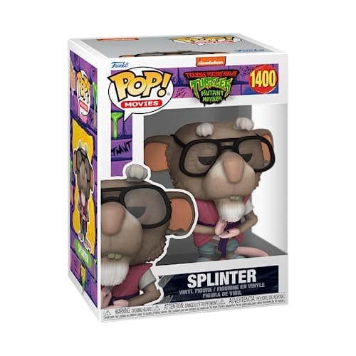 Image of Funko Pop! Movies: Teenage Mutant Ninja Turtles - (Teenage Mutant Ninja Turtles (TMNT) ) - Splinter - Collectable Vinyl Figure - Gift Idea - Official Merchandise - Toys for Kids & Adults