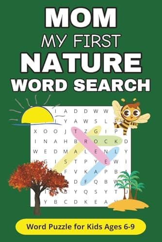 Image of Mom My First Nature Word Search Book: Word Puzzle for Kids Ages 6-9 | Nature Themed Puzzles with Pictures for Learning and Fun (Mom my First Word Search Book by Denny Joseph)