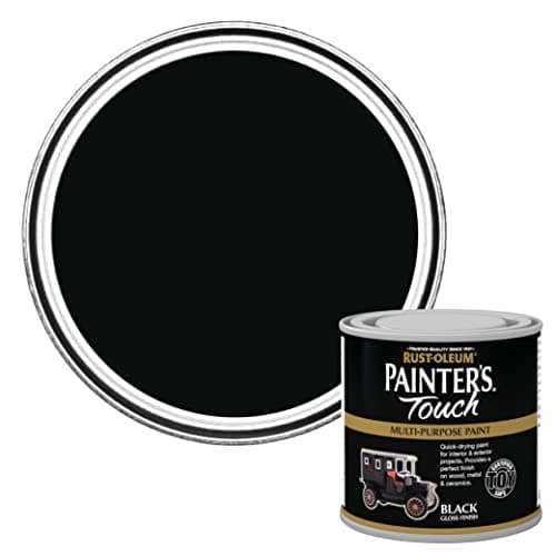 Image of Rust-Oleum AMZ0002 250ml Painter's Touch Toy-Safe Paint - Black Gloss