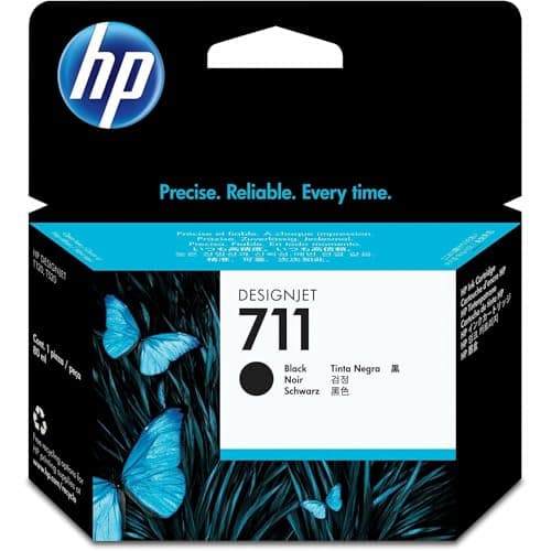 Image of HP 711 - Schwarz - Original - Tintenpatrone - für DesignJet T120 ePrinter, T520 ePrinter