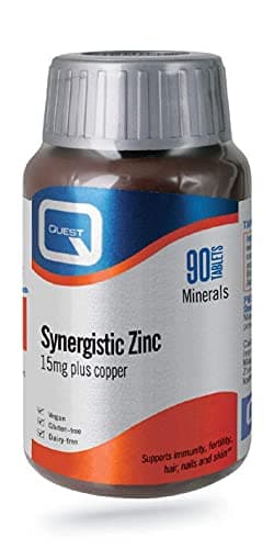 Image of Quest Synergistic Zinc 15mg 90 Tablets (Pack of 3)