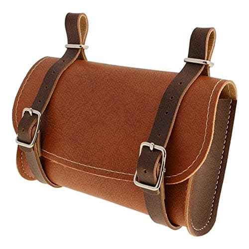 Image of cyclingcolors Saddle Bag Vintage Brown Retro City VTC Buckle Fastening