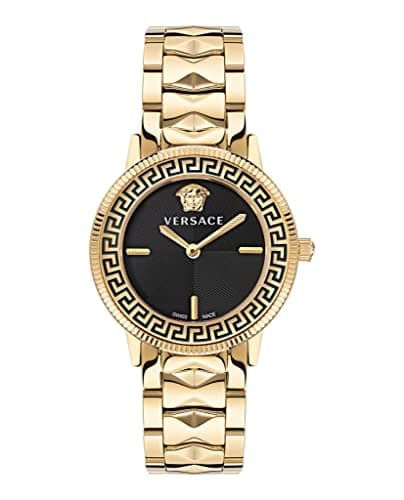 Image of Versace Women's Analogue Swiss Quartz Watch with Stainless Steel Strap VE2P00622