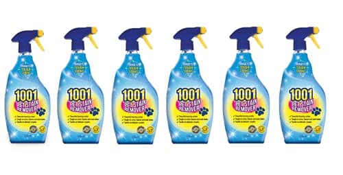 Image of 1001 Pet Stain and Odour Remover, Tough On Stubborn Stains, Gentle On Rugs, Upholstery and Carpets, Pack of 6, 500 ml