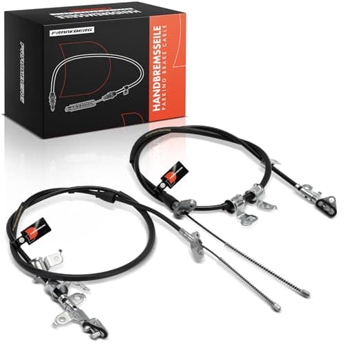 Image of Frankberg 2x Handbrake Cable Rear Left Right Compatible with T.e.r.i.o.s F7 J2 1.3L 1.5L 2005-2024 Replace# 46420-B4010