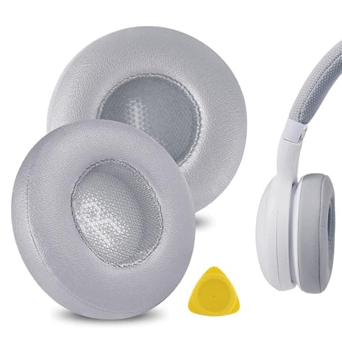 Image of Geekria Replacement Ear Pads for JBL E35, E45BT, E45, C45BT Headphones Ear Cushions, Repair Parts (Grey)