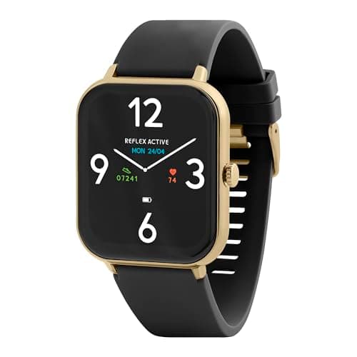 Image of Reflex Active Series 23 Fitness Calling Gold Plated Smart Watch