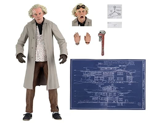 Image of NECA - Back To The Future Doc Brown Ultimate 7In Action Figure, Multicoloured