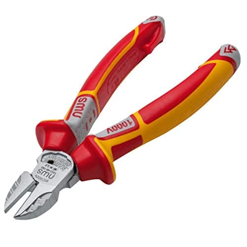 Image of Nws 1343-49-VDE-160-SB Number 1343-49 VDE Side Cutter, Red/Yellow, 160 mm