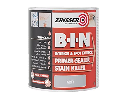 Image of Zinsser BIN Primer-Sealer & Stain Killer 2.5 Litre - Grey