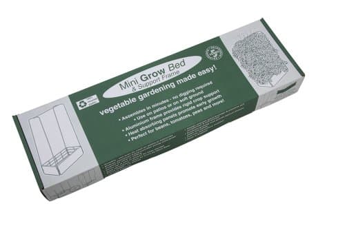 Image of Garland GAL29MG Mini Raised Grow Bed and Support Frame - Black, 98 x 51 x 25 cm