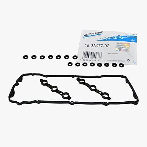 Image of Victor Reinz 11 12 0030 496 Engine Valve Cover Gasket Set OEM 15-33077-02 plus 15 Grommet Seals