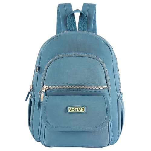 Image of AOTIAN Nylon Lightweight Sturdy Little Casual Backpack 7 L Light Blue