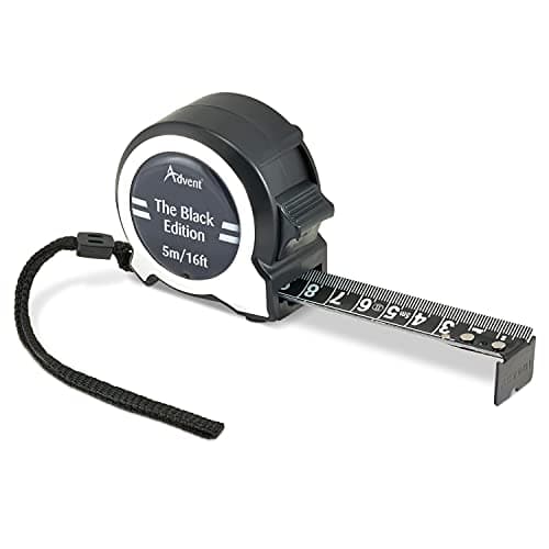 Image of Advent Black Edition 5m/16ft x 25mm Professional Tape Measure - ATM1-5025