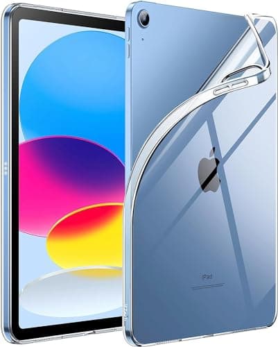 Image of Shockproof Case for (A16) 11th Generation 11 Inch 2025/ iPad 10th Generation 10.9 Inch 2022, Soft TPU Transparent Slim Shockproof Tablet Cover (Clear)