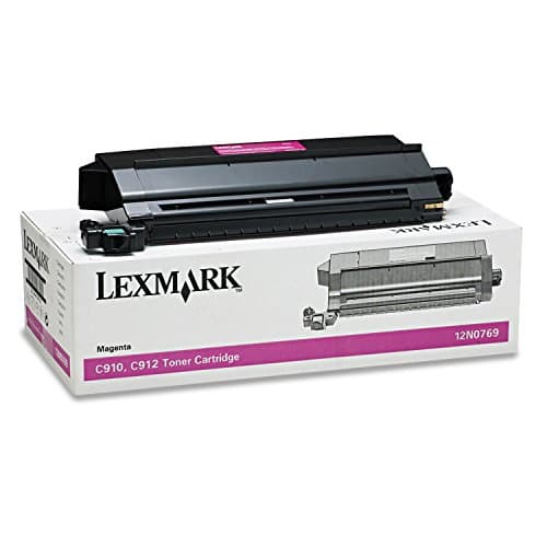 Image of Lexmark 12N0769 magenta red colour laser cartridge 12NO769 C910 C910N C910FN C910IN C912 C912DN C912N C912FN